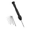 Drill Set High Precision 0.3-3.4mm Aluminum Alloy Black