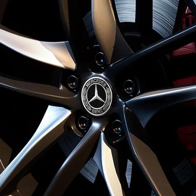 CRI14Pcs 75MM Car Wheel Center Hub Caps for Mercedes Benz GLE GLK SLK CLA CLK W203 W204 W205 W209 W210 W211 W212 AMG Car Ornaments