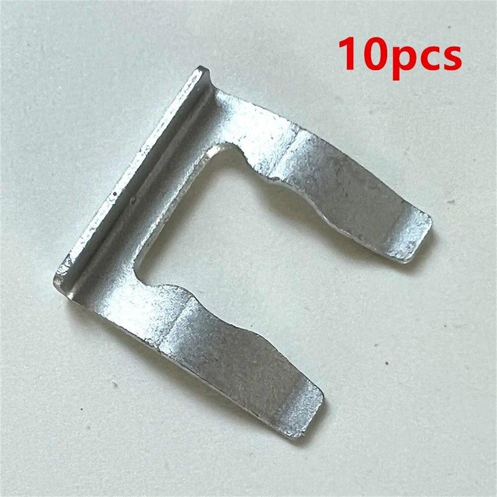 10pcs Stainless Steel U-Shape Brake Pipe Clips For Car Truck Repair