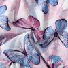 2-teiliges Set mit entzückendem Kleid mit Schmetterlings-Print und Schleife, Stirnband für Babys, 2023 Sommer, Säuglings-Neugeborenenkleidung