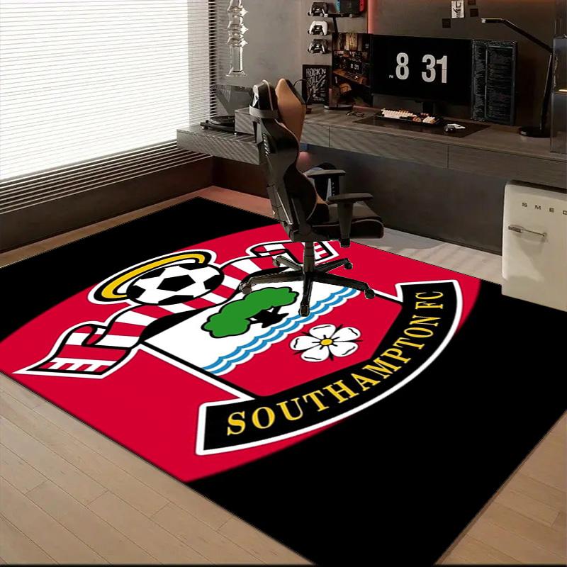 Fc Crest Design Printed Office Carpet Chair Cushion Entryway Rug, Rugs for Living Room, Bedroom Christmas gifts