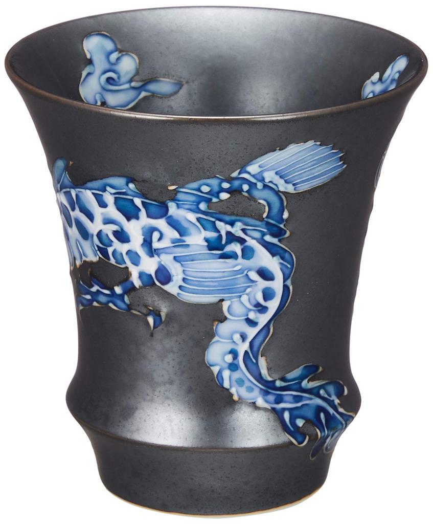 Arita ware Sake Cup Emperor Dragon Diameter x Height 7cm Capacity 100ml Dishwasher safe Made in Japan T807 "SAKE GLASS" (Guinomi) - (Inverted Shape) -