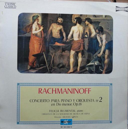 

LP Запись ФЕЛИЦИЯ БЛЮМЕНТАЛЬ ОРКЕСТР DE LA S Рахманинов Концерт для фортепиано и М50249С MARFER 1976 Испания Классика Б/У