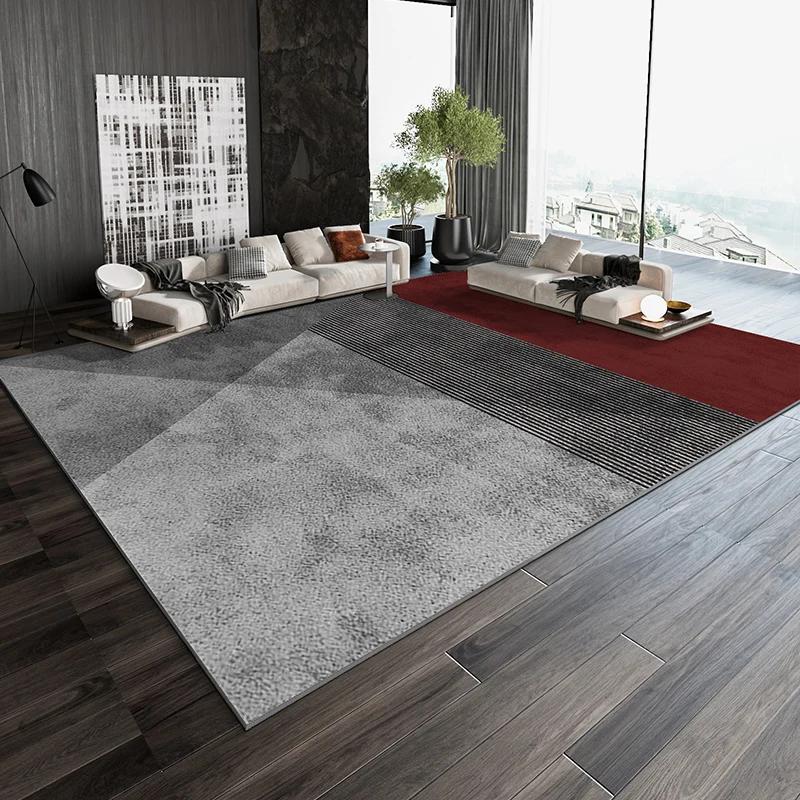 Nordic Living Room Large Area Carpets Home Decoration Bedroom Bed Blanket Casual Rugs Sofa Tea Table Carpet Area Carpet