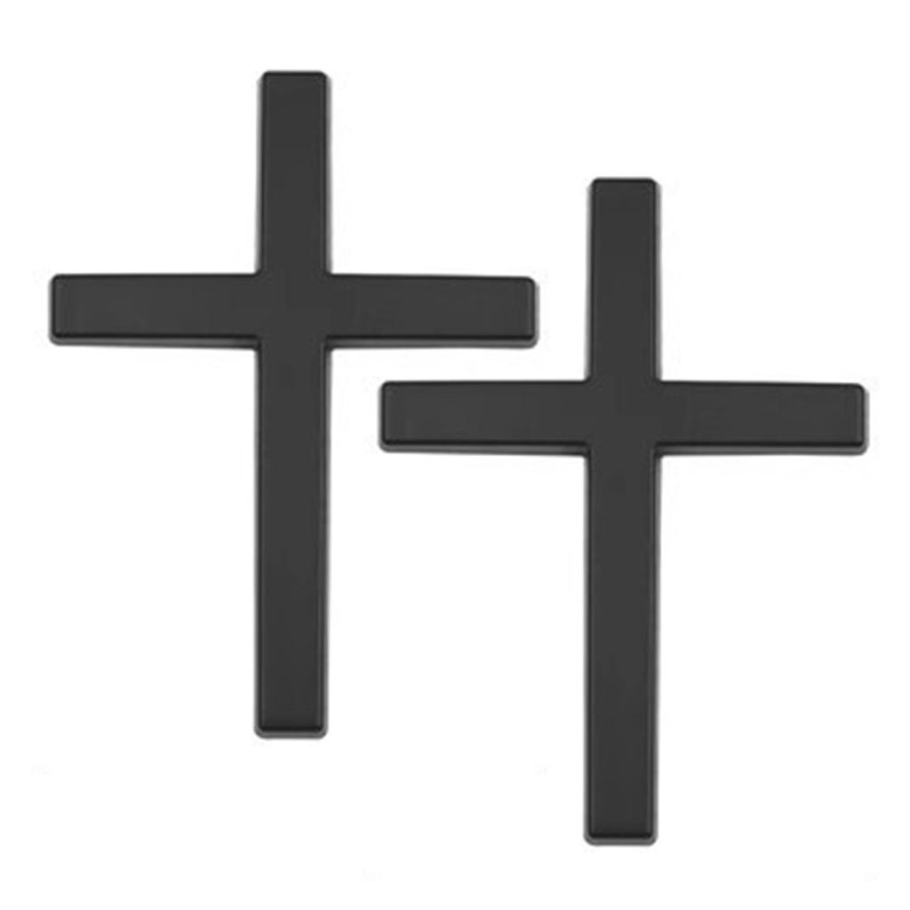 Christian Cross-Sticker SUV Car Body Christian Symbols Car Badge 3D Metal Design Emblem Badge For Personalized Vehicle Exterior