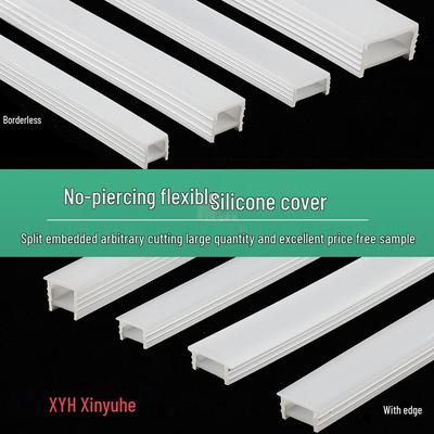 Bendable Silicone LED Light Strip Cover – Concealed Recessed Linear Channel