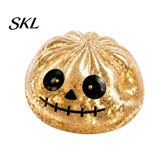 Anxiety Relief Toy 1/5Pcs Halloween Dumpling Stress Toy, Pumpkin Ghost Eyeball Steamed Bun Squeeze Sensory Ball Fidget for Adults Kids