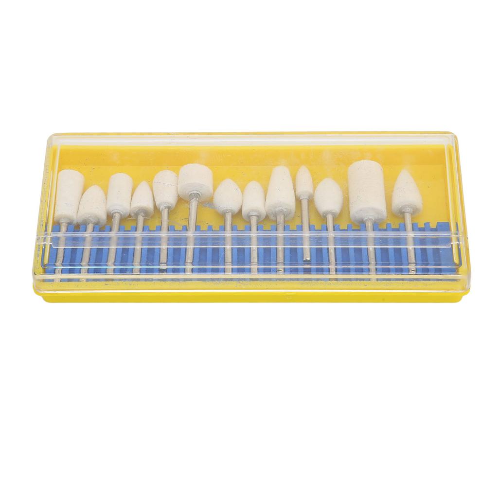 13pcs Polishing Burrs Bits Alloy Polishing Buffing Wheels Set for Watch Jewelry Glass