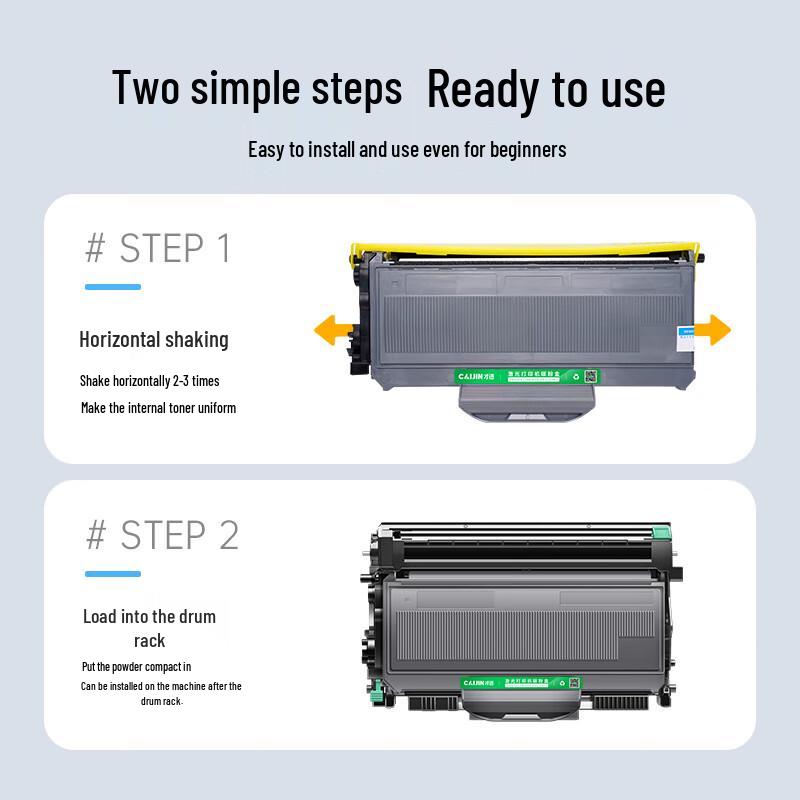 Caijin Compatible Refillable Toner Cartridge for Brother TN-2115 Series