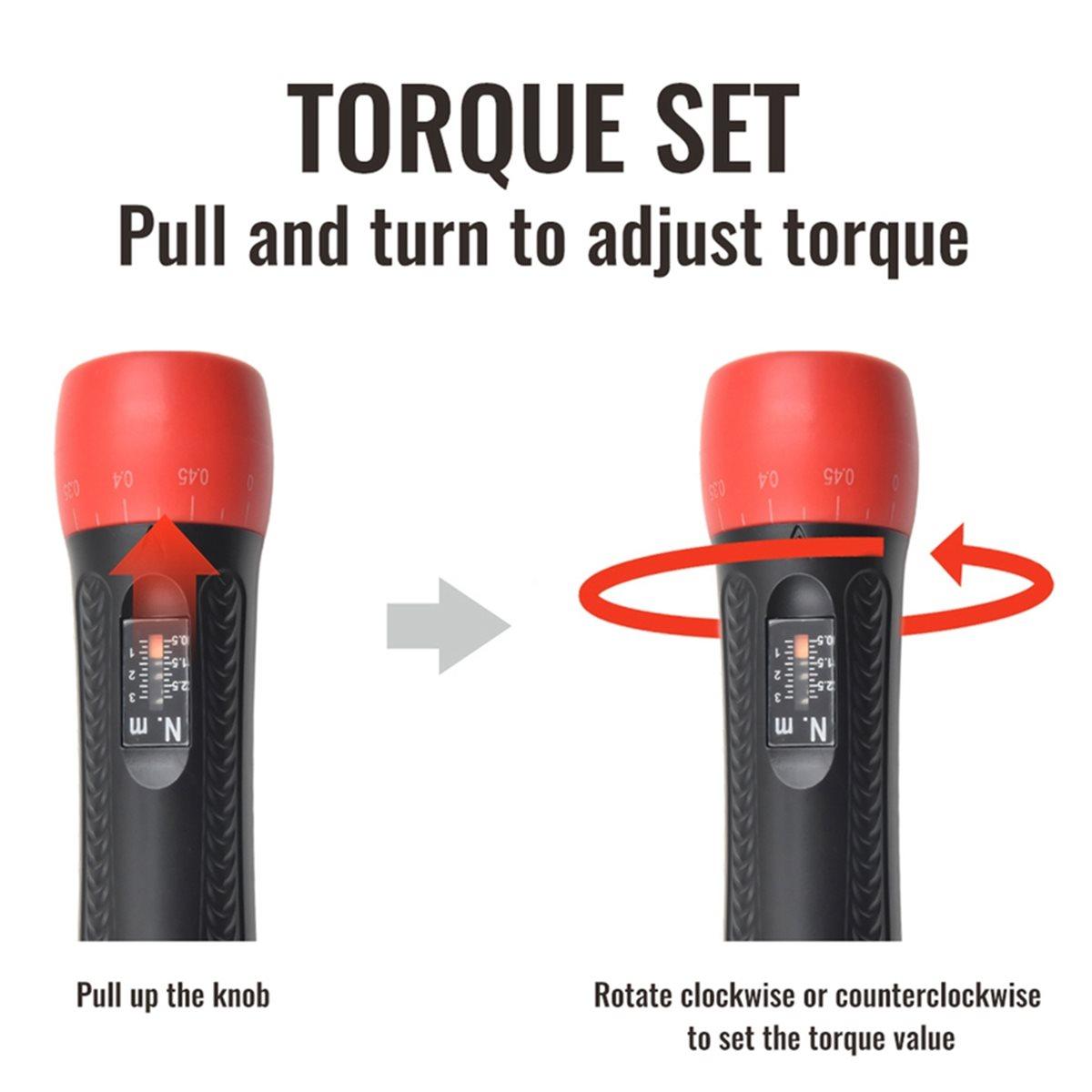 

2026 New Professional Adjustable Preset Torque Driver 1/4 Torque Wrench with 10 Bits for Bicycle Repair 0.5-3Nm China Mainland