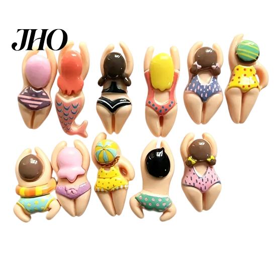 Magnetic Fridge Decoration 6/11Pcs 3D Swimming Figure Refrigerator Magnet, Cartoon Bikini Women Magnet Decorative Home Kitchen Office Whiteboard