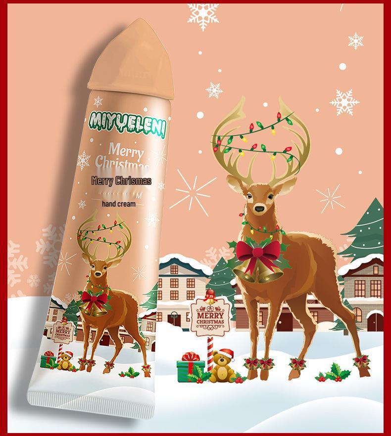 Mi Yue Le Ni Christmas Ice Cream Hand Cream 30g - Hydrating, Non-Greasy, Moisturizing, Refreshing Cone