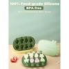 Silicone Popsicle Molds, Dinosaur Animal Small Mini Popsicles Molds, Fun Shaped Homemade Ice Popsicle Molds Set, BPA Free (Green-crocodile(8 Pieces))