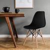 Modern Chair Milano Dsw Pp Black