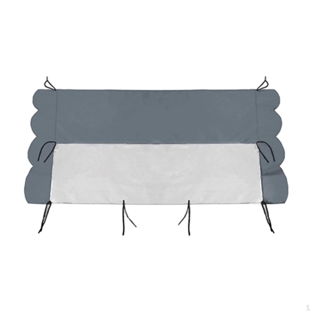 Forklift Cover Top Awning with Transparent PVC Skylight Shade Waterproof Canopy for Snow