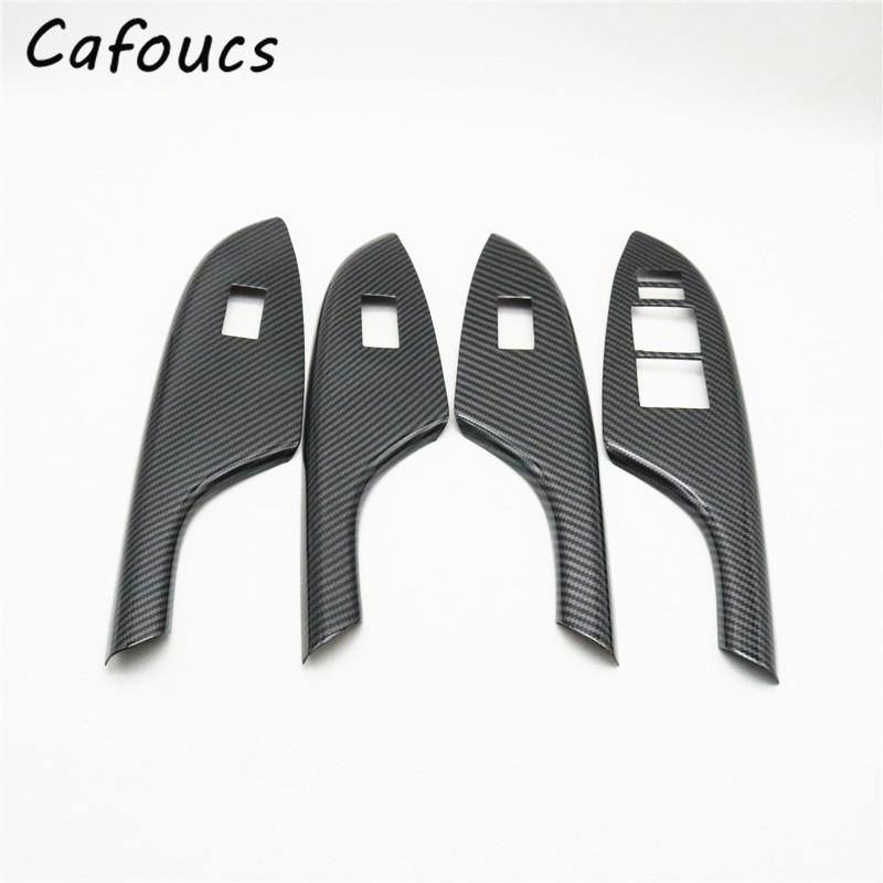 

Для Toyota Corolla 2007-2013 панель управления окном, стеклоподъемник, крышка переключателя, защитная отделка, украшение автомобиля C 4pcs