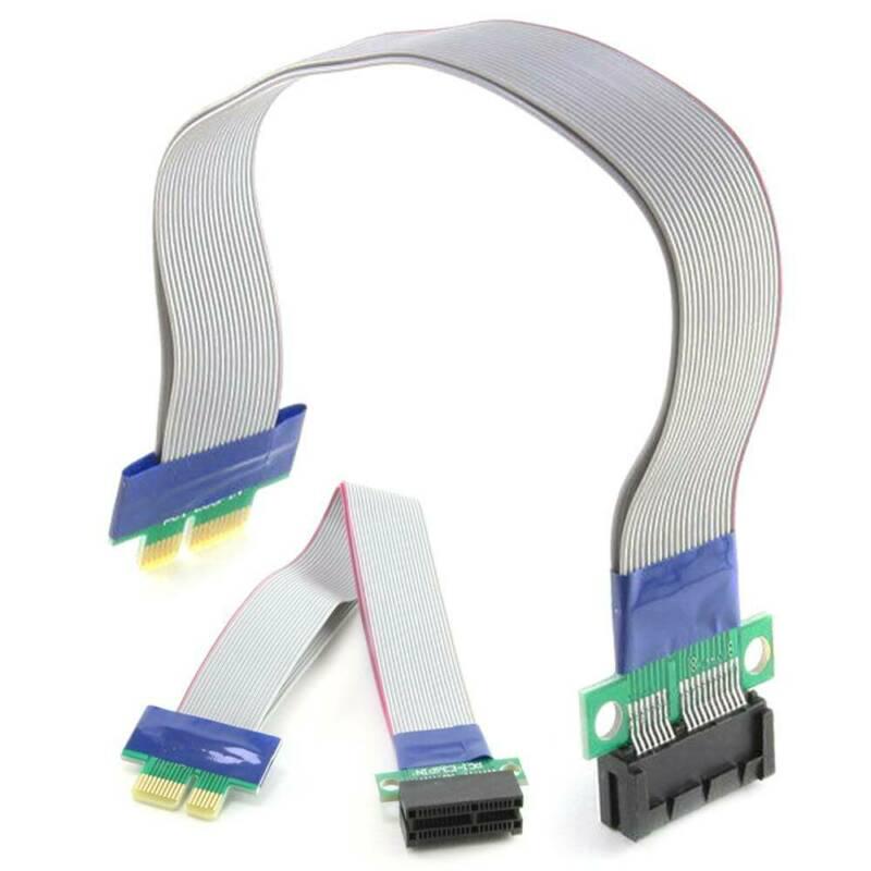 Buy PCI-Express PCI-E 1X Riser Card Ribbon Extender Extension Flex ...