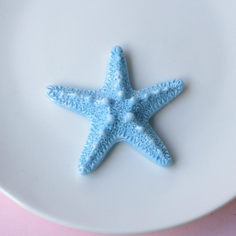 1Set Sea Shell Hole Punch Shoe Charms Diy Ocean Lava Rock & Starfish Shoe Clips For Summer Sandals & Slippers Decorations