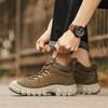 Pánské vysoké outdoorové turistické boty Protiskluzové Módní a všestranné Pánské lehké outdoorové cestovní boty