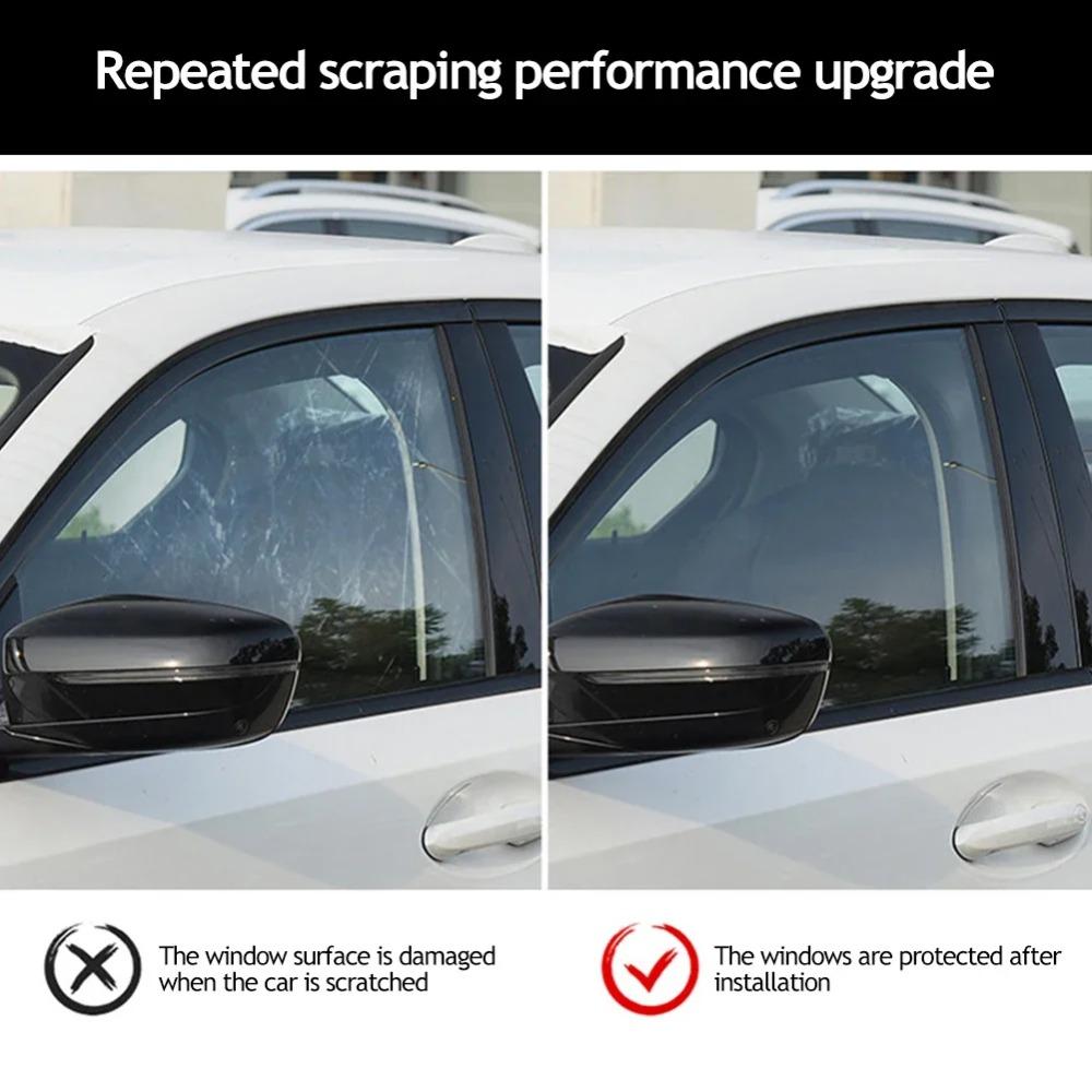 Black Car Window Tint Film VLT 5 50 Percent UV Protection Heat Insulation Solar Sun Shade Glass Sticker For Car Owners Drivers