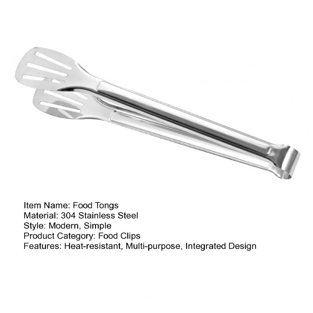 17.5/23.5/29cm Edelstahl Servierzange Hitzebeständige Küchenzange Buffet BBQ Zange Küchenutensil Heimzubehör