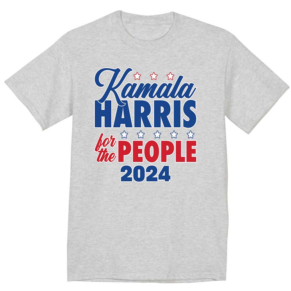 Kamala Harris For The People T-shirt 2024 Campaign Harriz Walz Shirt S