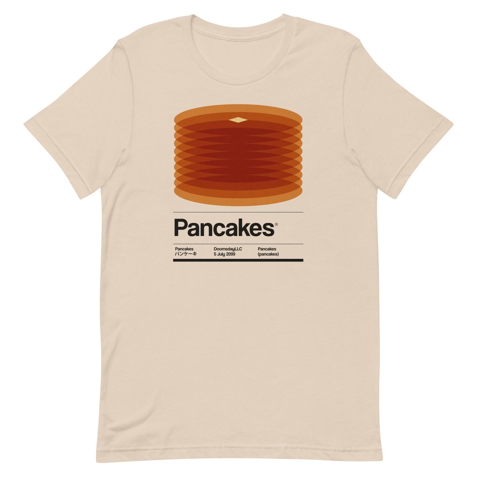 Pancakes - Minimalist Cute Funny Breakfast Shirt XL