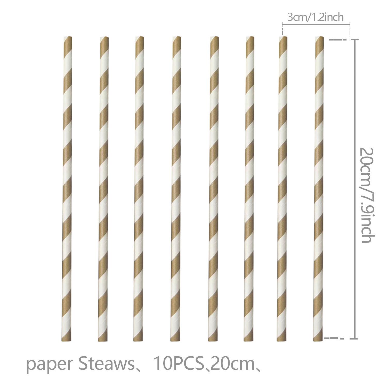 

Haystack Party Supplies Birthday Decorations Haystack Theme Western Cowboy Haystack Arrangement Props golden striped straw 10pcs