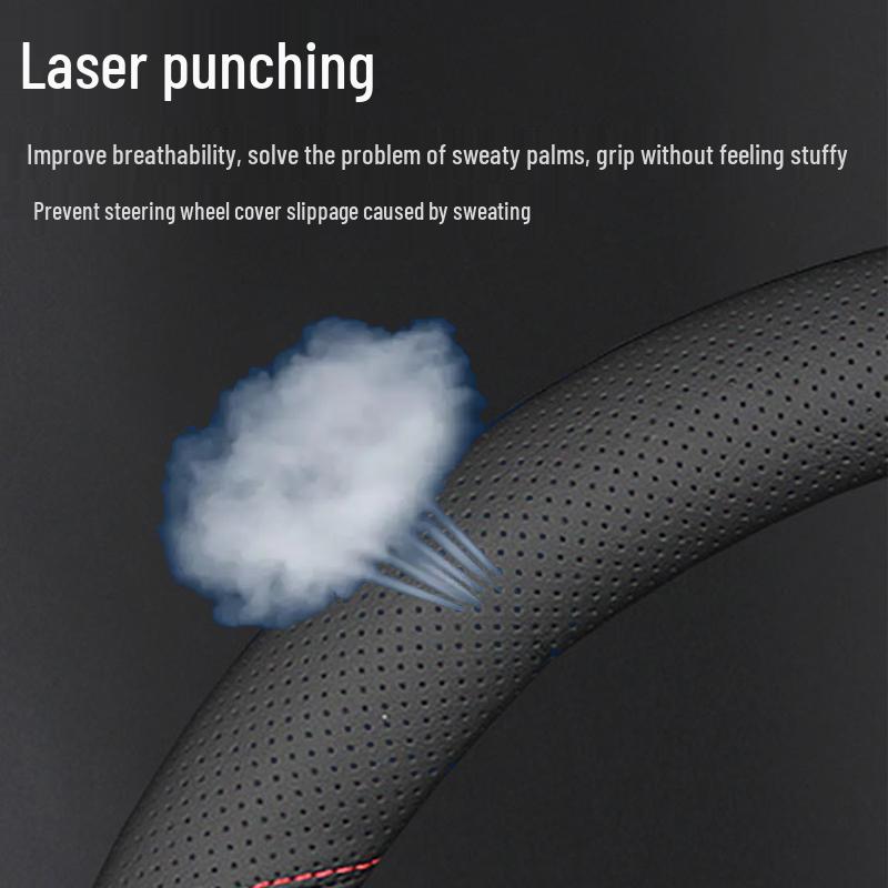 Baojun 510 Leather Steering Wheel Cover - Anti-slip, No-sew for 730/310W/530/630/560