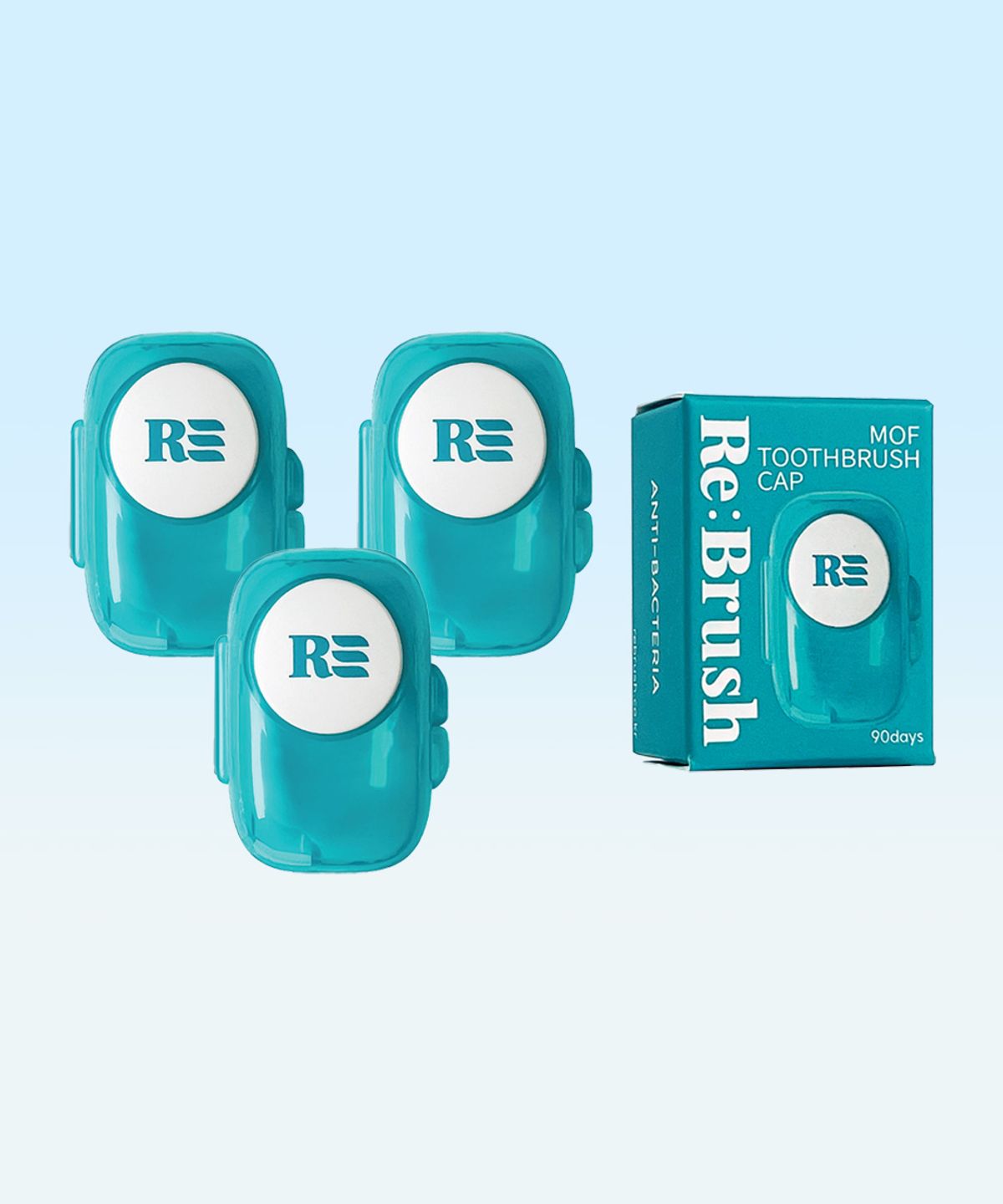 3 Mof Portable Toothbrush Sterilizing Caps