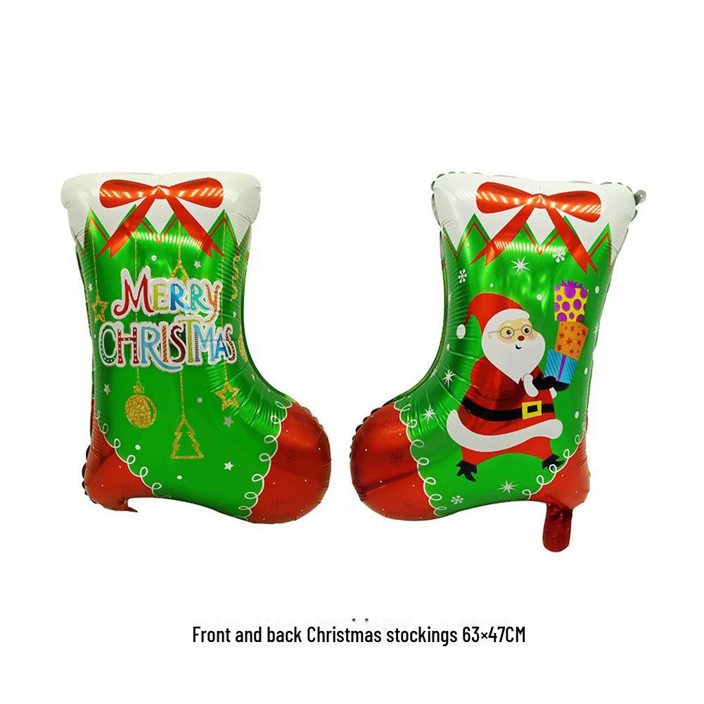 Christmas Tree Snowflake Aluminum Film Balloons for Party Decoration