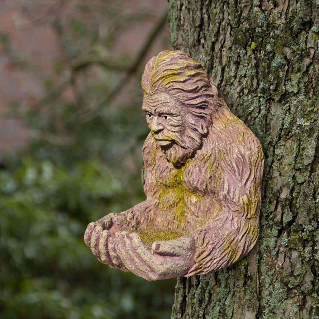 Waterproof Tree-Mounted Outdoor Sculpture Feeder Unique Backyard & Garden Art Decor Outdoor Decorative Feeder