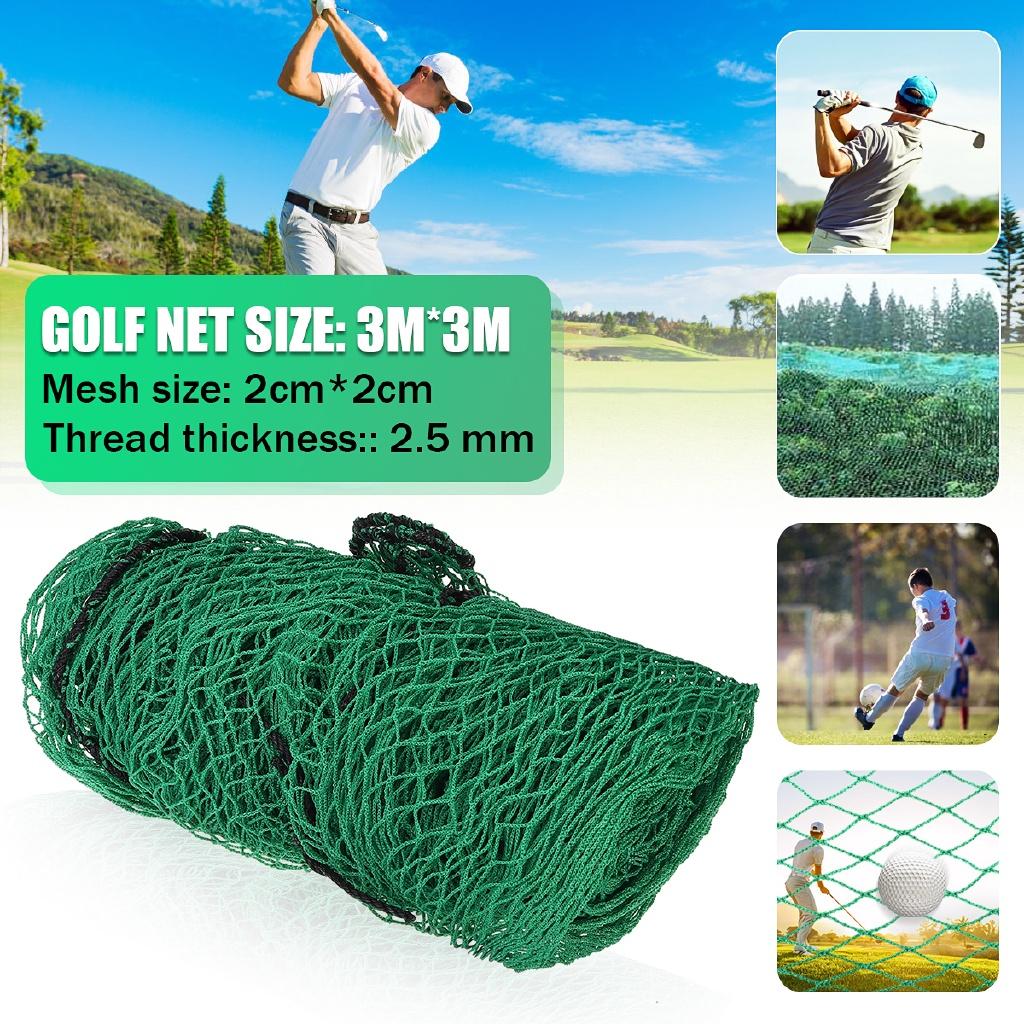 Golf Training Net PE Heavy Duty Impact Mesh Mesh Straps Easy To Fasten 3 Square Rope Edge Net 4 Side Meters Net