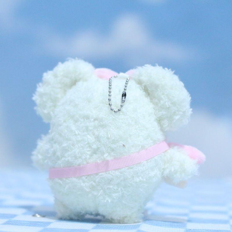 Adorable Sanrio Cinnamoroll Plush Toy Keychain Cute Dog Doll For Bags And Accessories