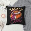 Tackle Breast Cancer Football Square Pillowcases Polyester Seat Cushion Cover Creative Decor Pillow Cover 40*40
