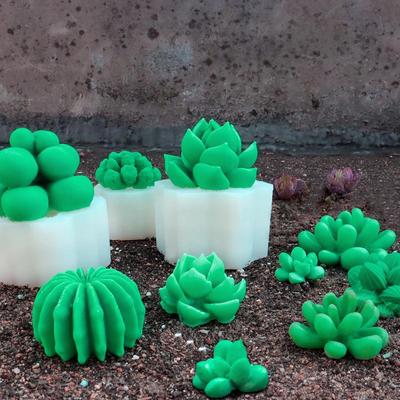 Stampo in silicone 3D per succulente, per gelatina, cioccolato, gelato, torte, cottura, fai da te, fatto a mano
