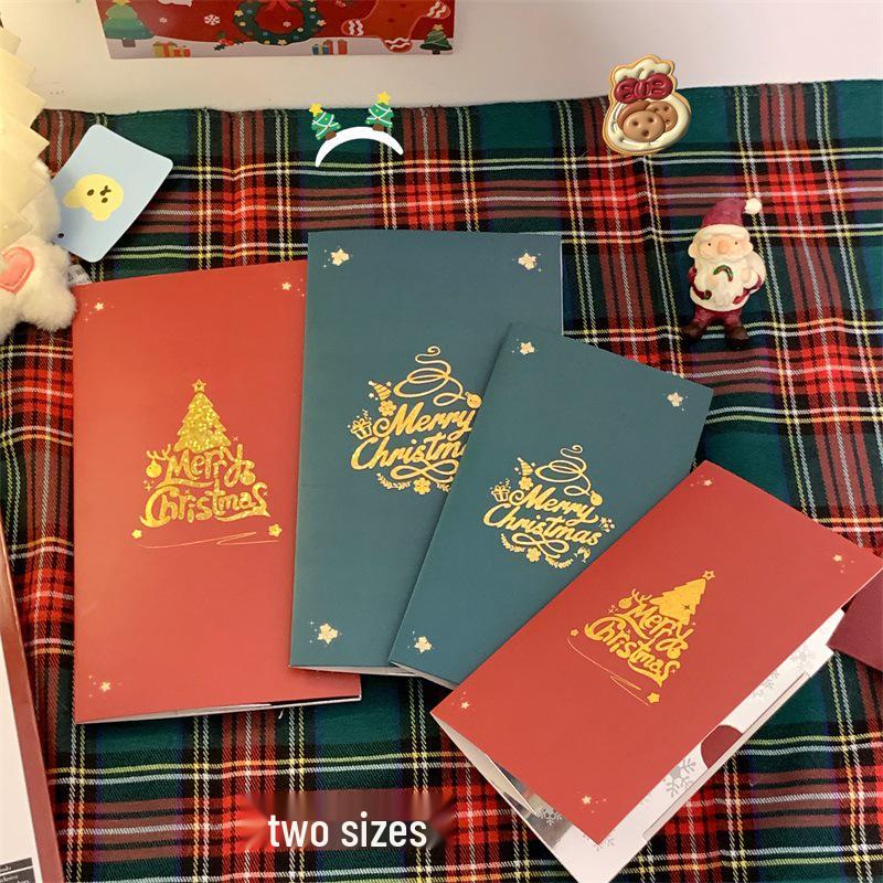 3D Pop-Up Christmas Tree Card - Creative Holiday Gift for Students and Activities