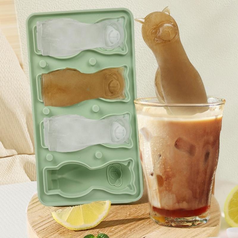 Liebliche Alpaka-Form Eiswürfelform Lebensmittelqualität Silikon Eiswürfelbereiter Form Wiederverwendbarer Eiswürfelbereiter für Cocktails, Whiskeys, Suppen