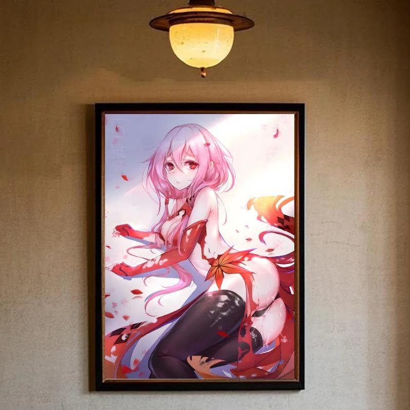 Guilty Crown Poster HD Art Sticky Wall Waterproof Home Living Room Bedroom Bar Aesthetic Decoration