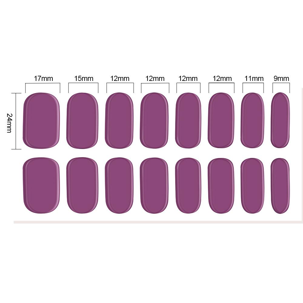 Semi Cured Gel Nail Strips Nail Strengthening Gel Slider Long-Lasting Waterproof UV Gel Nail Stickers