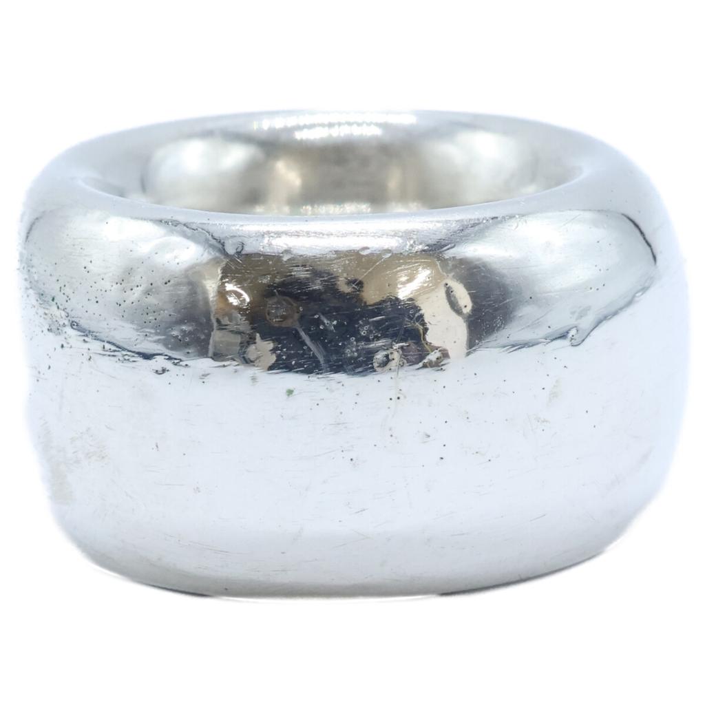 BOTTEGA VENETA 649533 V5081 3707 Ag925 Heavy Plane Ring ring 13 SilverUsed