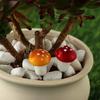 10PCS Mini Mushroom DIY Craft Garden Ornament Resin Artificial Foam Potted Plants Decor Moss Decoration Miniature Figurine