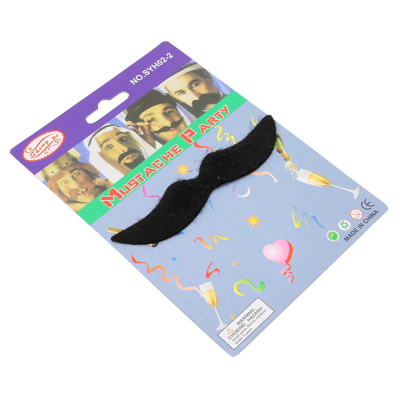 

Halloween Party Fake Black Mustache Festive Performance Cosplay Artificial Beard