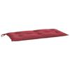 VidaXL Garden Bench Cushion, Bench Cover with Ties, Waterproof Outdoor Cushion Patio, Bordeaux Red 361820