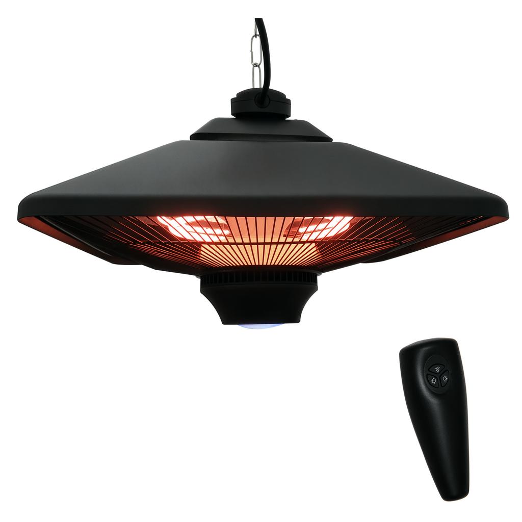 Hanging Electric Patio Heater with 2 Power Settings