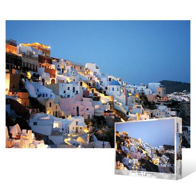 Blue Twilight Santorini - 1000 Piece Jigsaw Puzzle, Popular Korean Puzzle