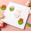 Flower Shape Clay Cutter Leaf 5-petal Flowers Polymer Clay Cutters Mold for Earring Jewellery Making Cake Cupcake Decorations