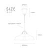LED pendant ceiling light warm light, fixture, white, kmp-7177WH [Kobe Mother's Lamp]