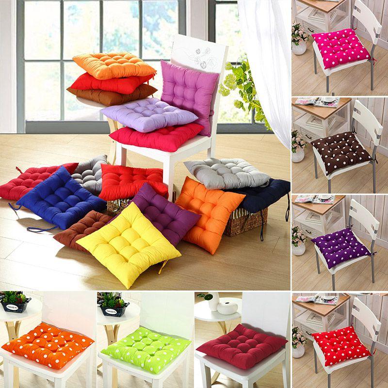Luxurious 40*40cm Dining Garden Patio Home Kitchen Office Chair Seat Pad Cushion