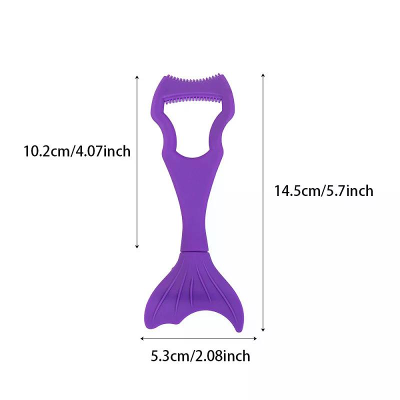 Silicone Mascara Shield Mermaid Extension Applicator Guard Detachable Eye Shadow Eyelashes Tools For Women Girls Beginners